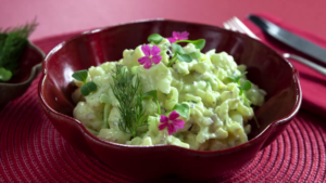 Salada de couve-flor e iogurte